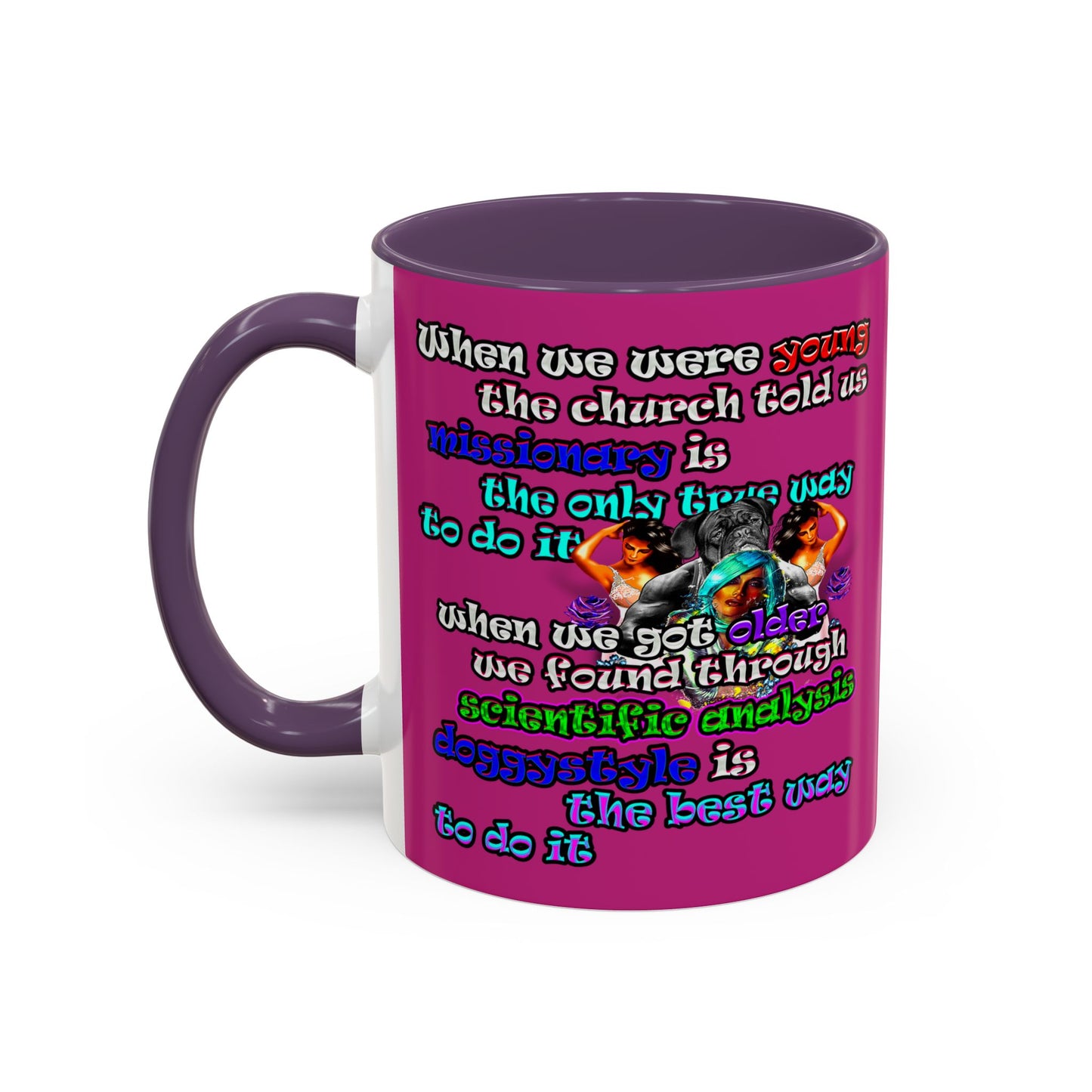 doggystyle - Accent Mug (pink)