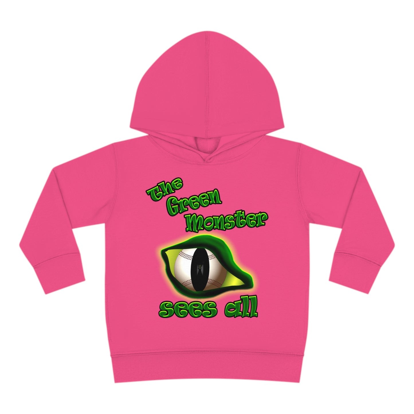 green monster - Toddler Pullover Fleece Hoodie