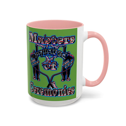em cee squared - Accent Mug (green)