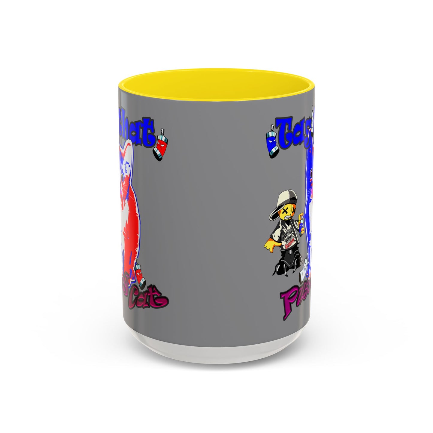 tag that - Accent Mug (grey)