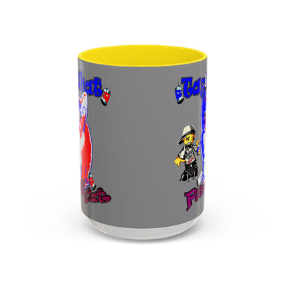 tag that - Accent Mug (grey)