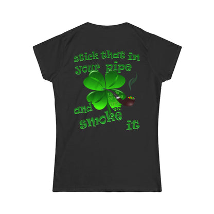 celtics logo - Women's Softstyle Tee