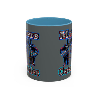 em cee squared - Accent Mug (dark grey)