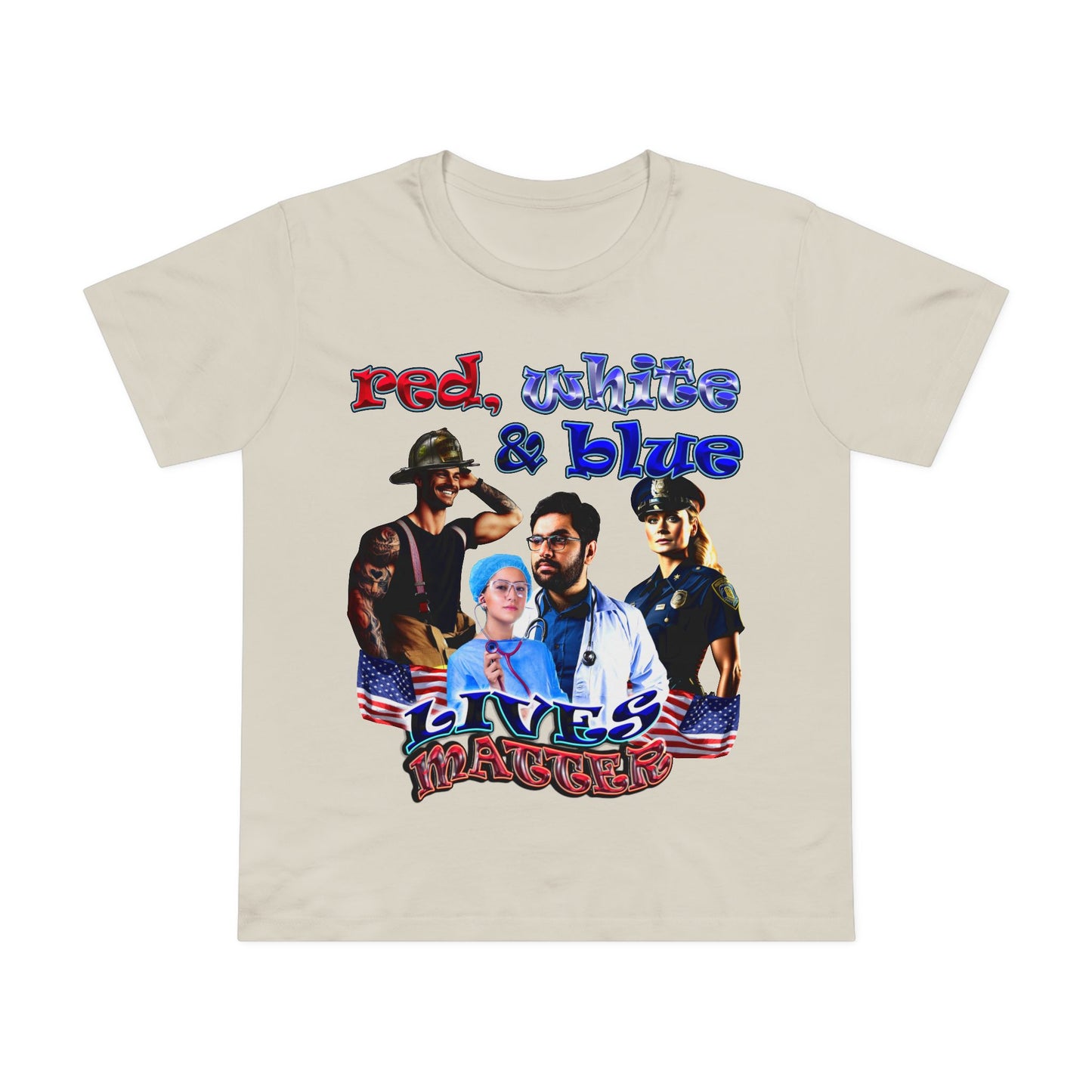 rw&b lives matter - Women’s Maple Tee