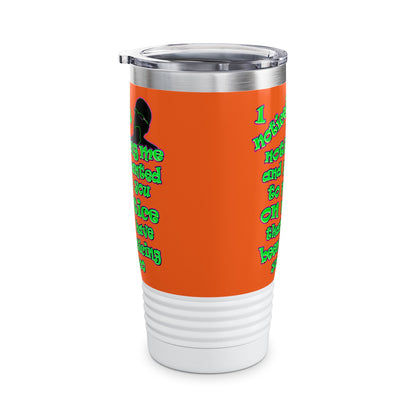 noticed you noticing - Ringneck Tumbler, 20oz (orange)