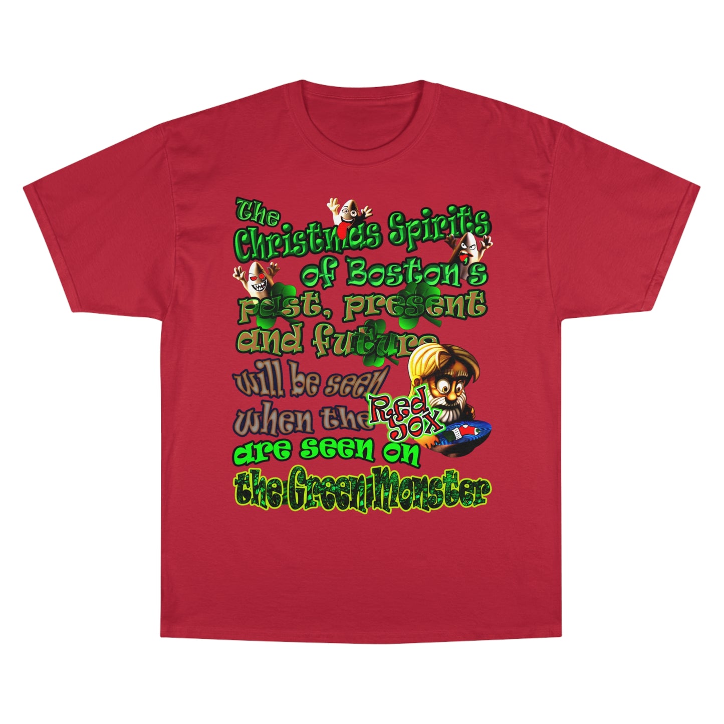 christmas spirits of boston - Champion T-Shirt