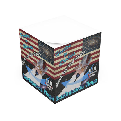 shoot for the stars - note cube