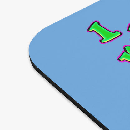 noticed you noticing - Mouse Pad (Rectangle) (light blue)