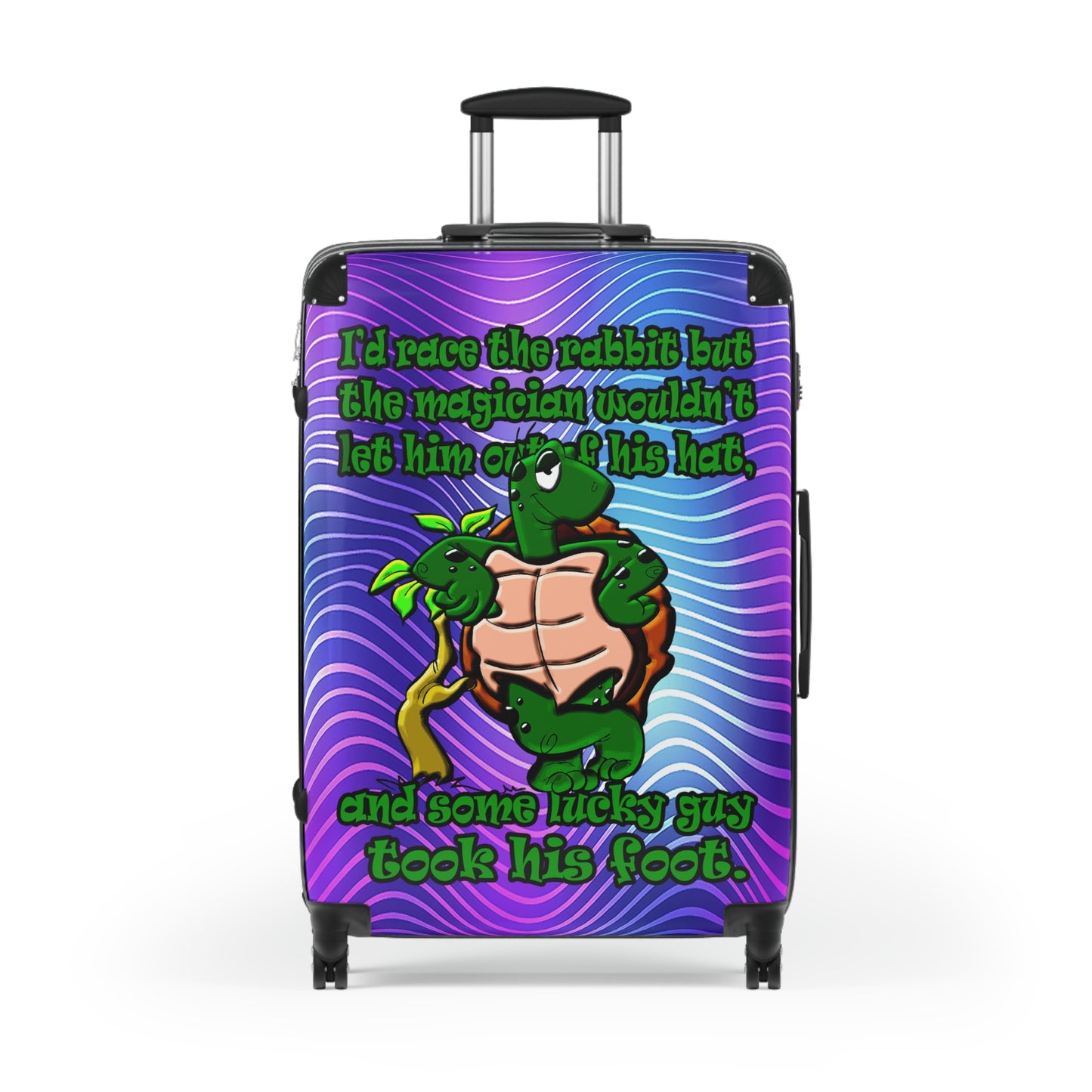 turtle race - Suitcase (purple wave)