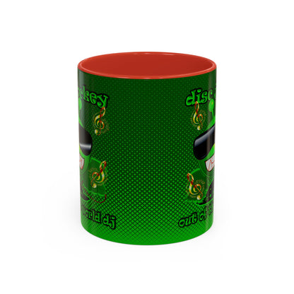 disc jockey - Accent Mug (logo green)