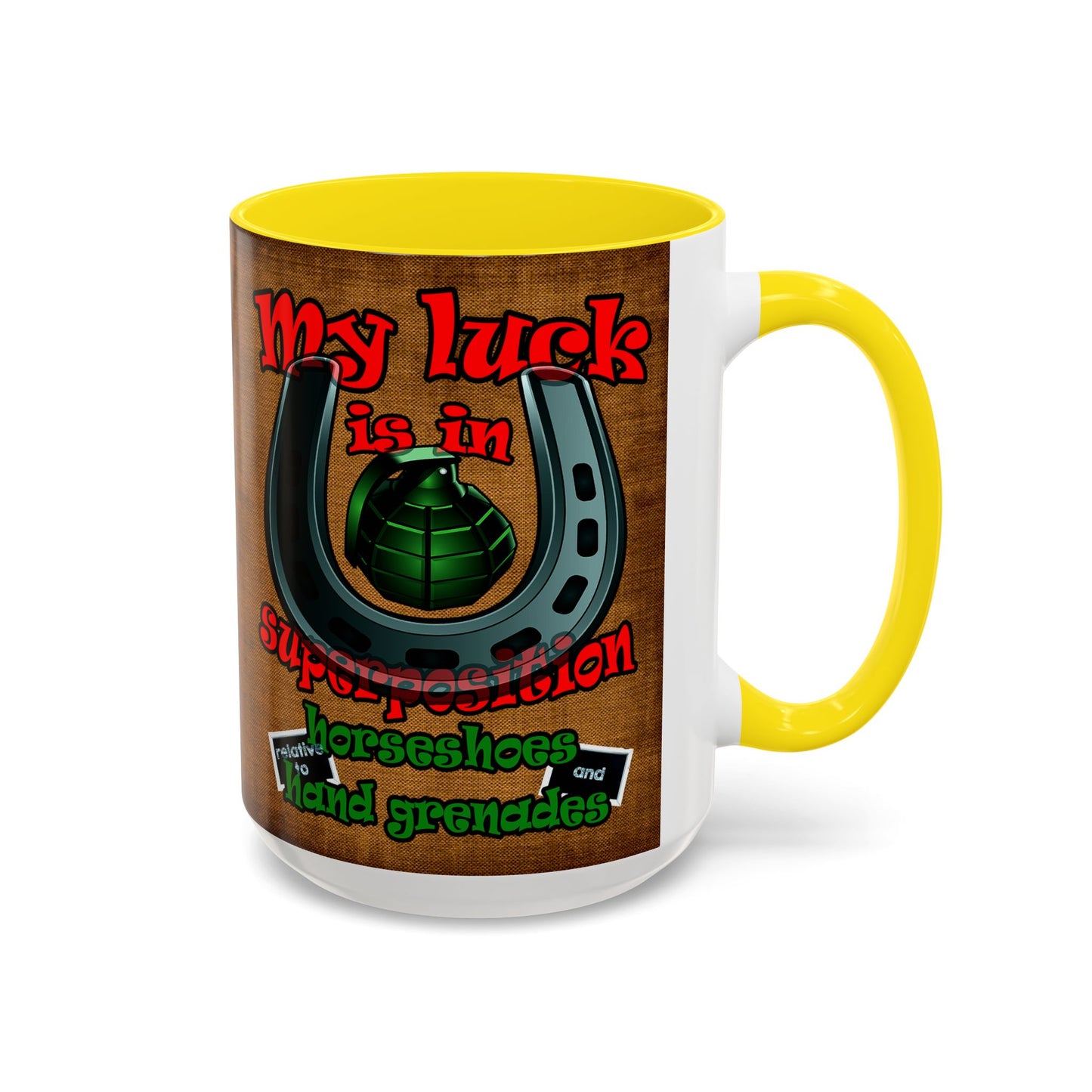 my luck - Accent Mug (brown papyrus)