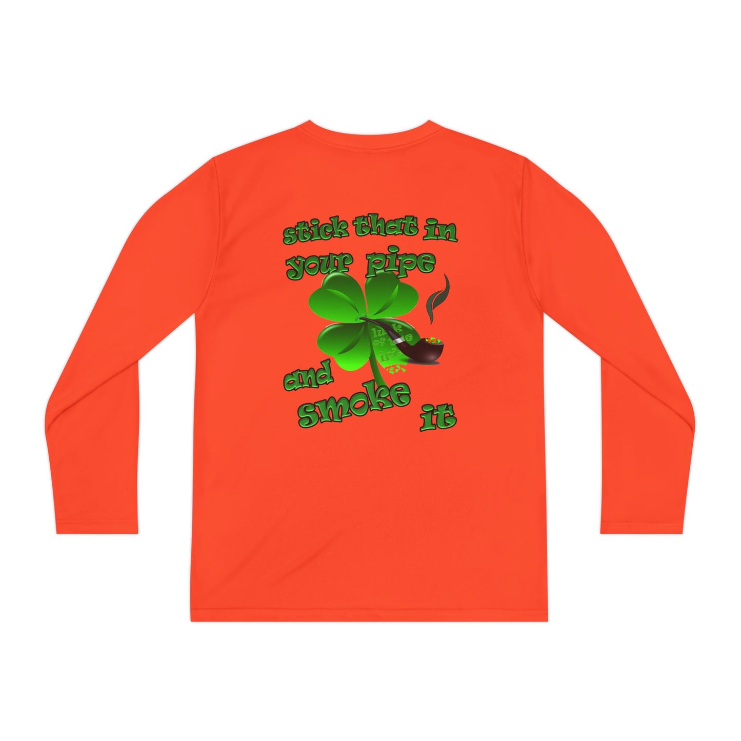 celtics logo - Youth Long Sleeve Competitor Tee