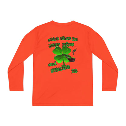 celtics logo - Youth Long Sleeve Competitor Tee