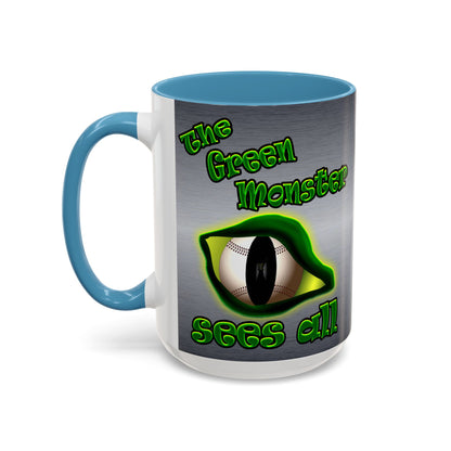 green monster - Accent Mug (brushed nickel)
