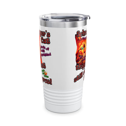 schrodinger's cat - Ringneck Tumbler, 20oz (white)