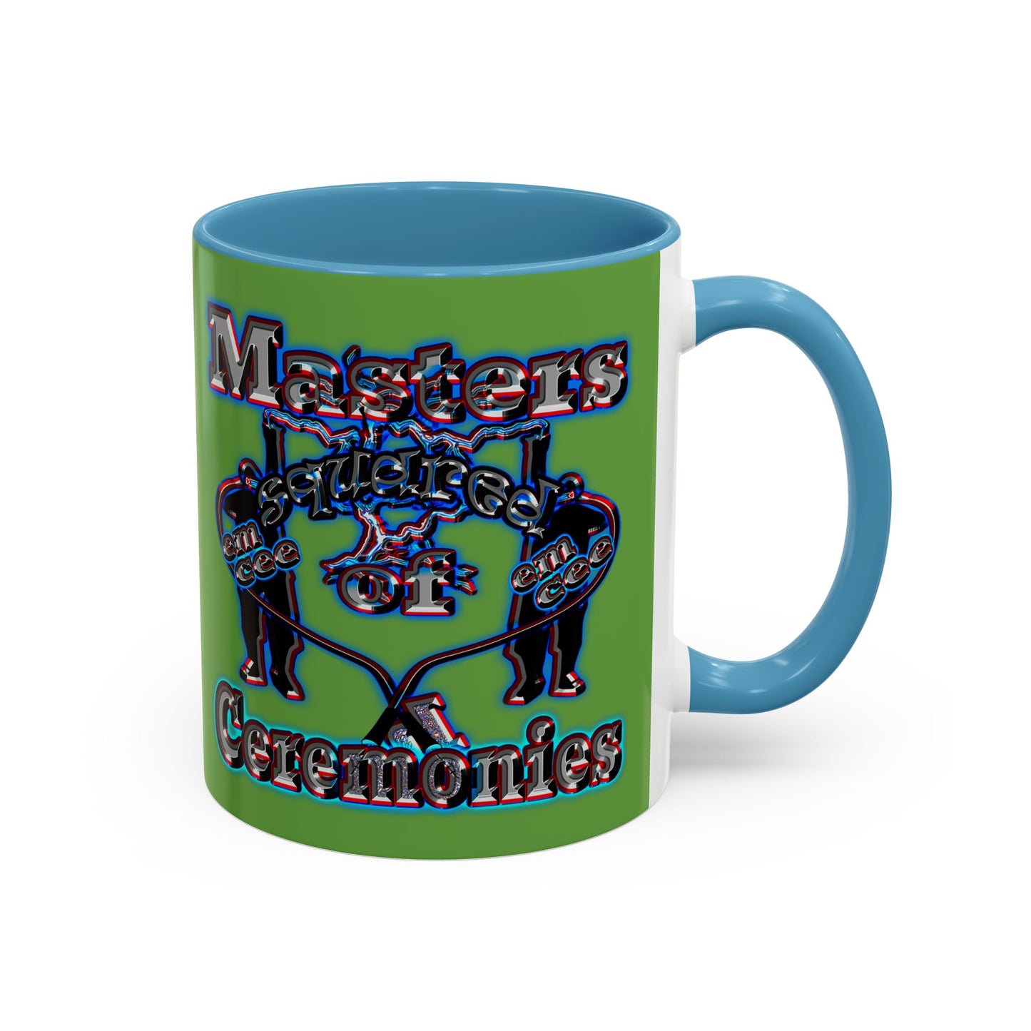 em cee squared - Accent Mug (green)