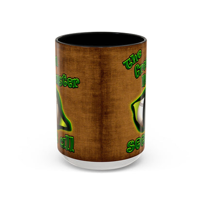 green monster - Accent Mug (brown papyrus)