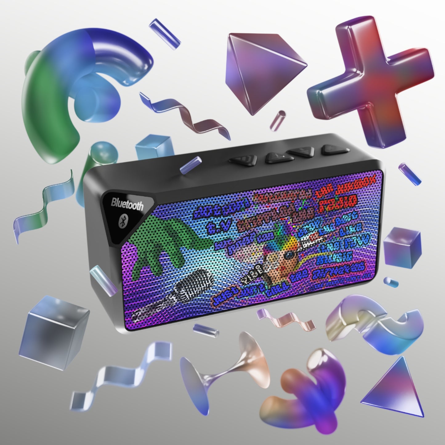 drop the beat - Jabba Bluetooth Speaker (purple wave)
