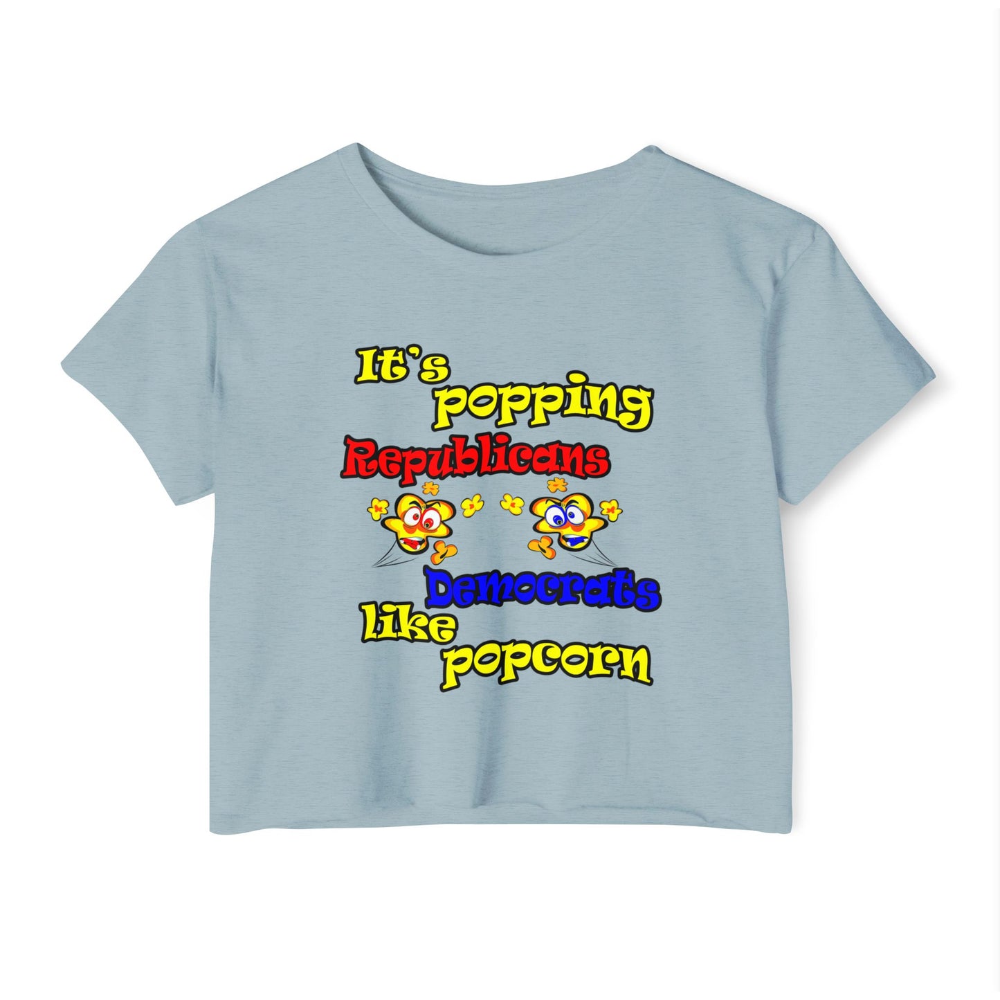 popping like popcorn - Women's Festival Crop Top