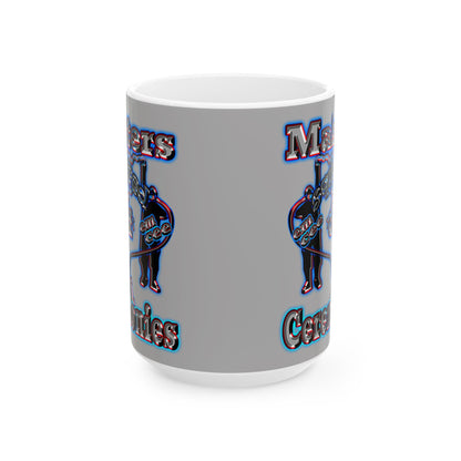 em cee squared - White Mug (light grey)