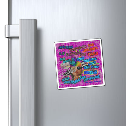 drop the beat - Magnets - (pink swirl)
