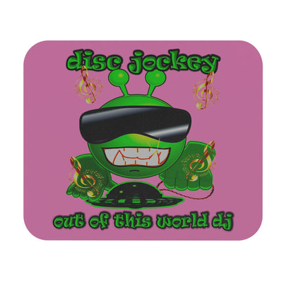 disc jockey - Mouse Pad (Rectangle) (light pink)