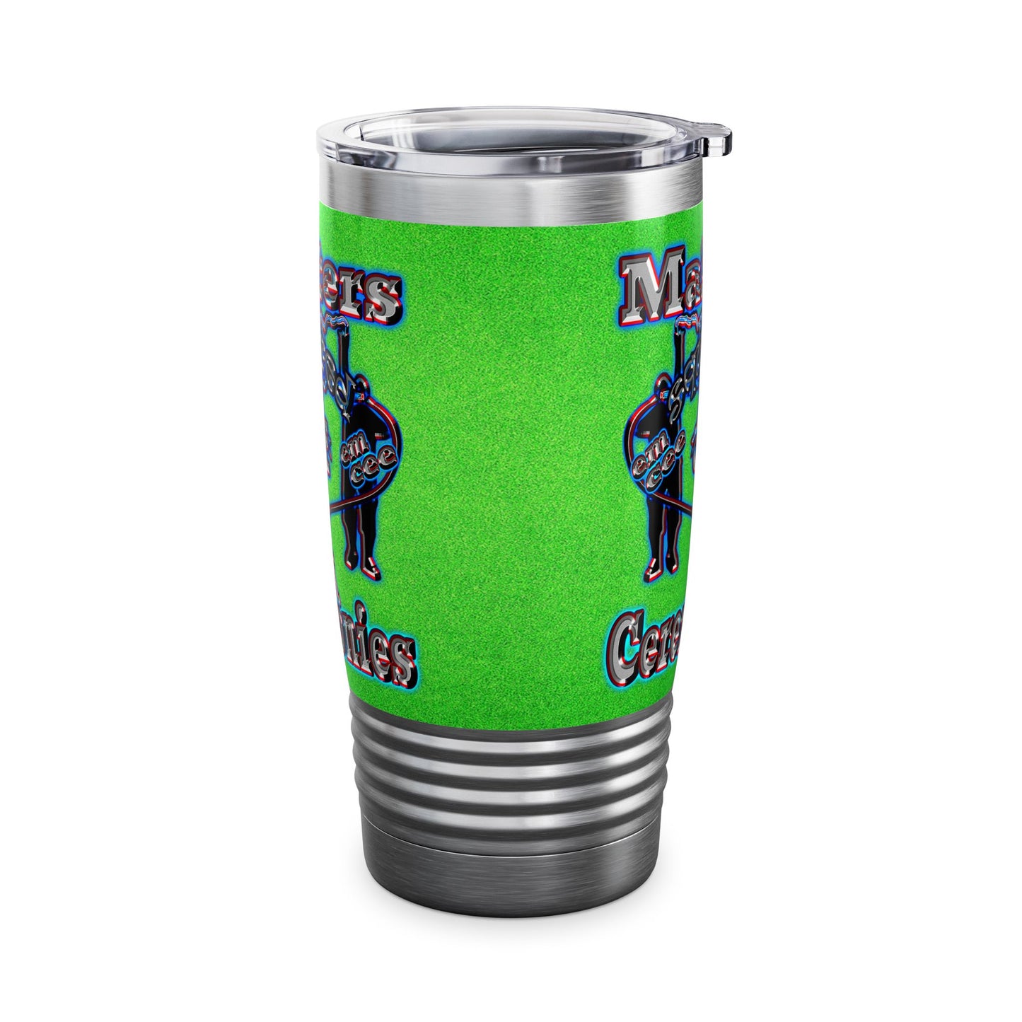 em cee squared - Ringneck Tumbler, 20oz (green turf)