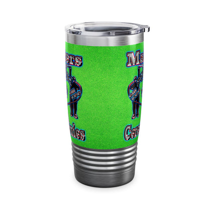 em cee squared - Ringneck Tumbler, 20oz (green turf)