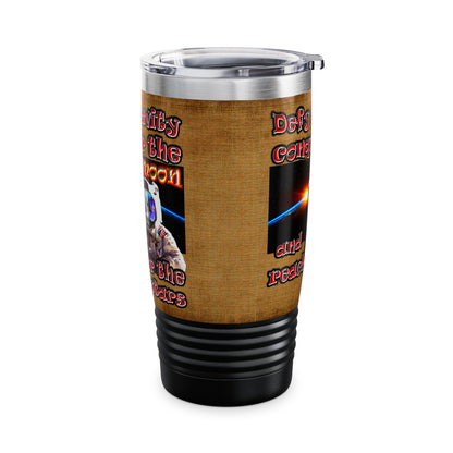defy conquer reach - Ringneck Tumbler, 20oz (brown papyrus)