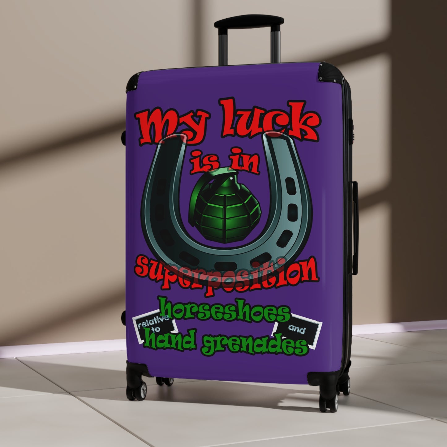 my luck - Suitcase (purple)