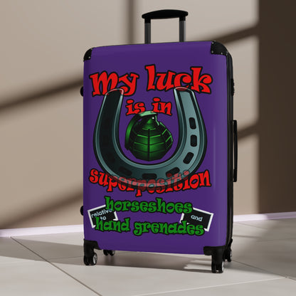 my luck - Suitcase (purple)