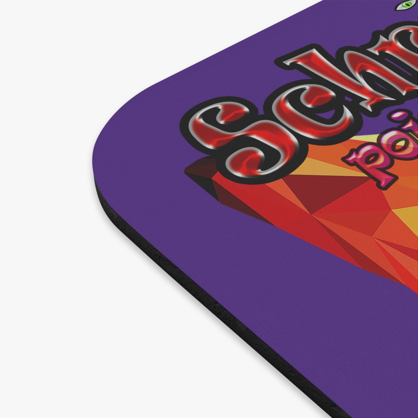 schrodinger's cat - Mouse Pad (Rectangle) (purple)