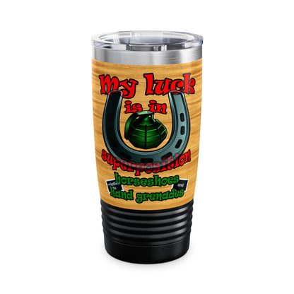 my luck - Ringneck Tumbler, 20oz (butterscotch wood finish)