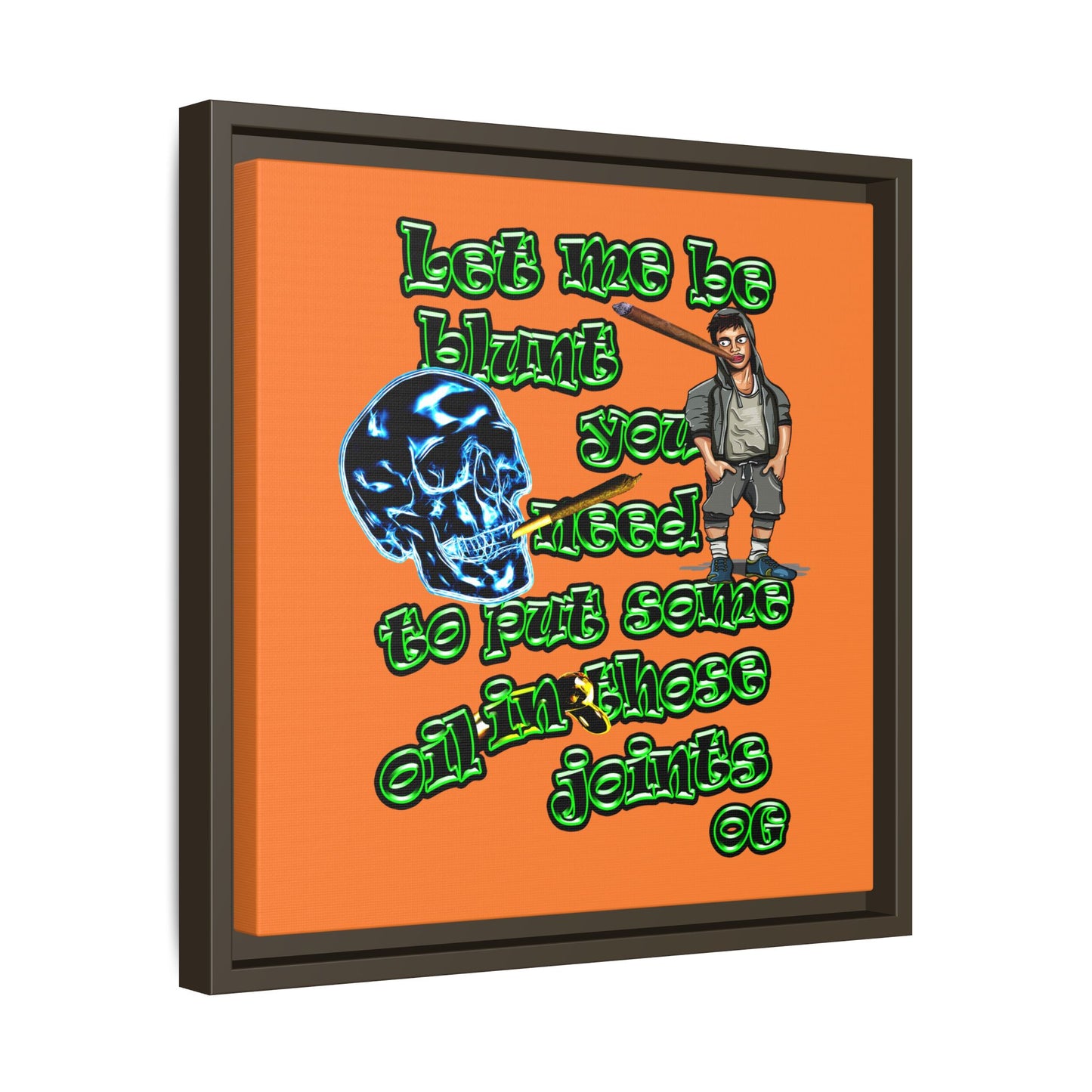 og - framed canvas art (crusta)