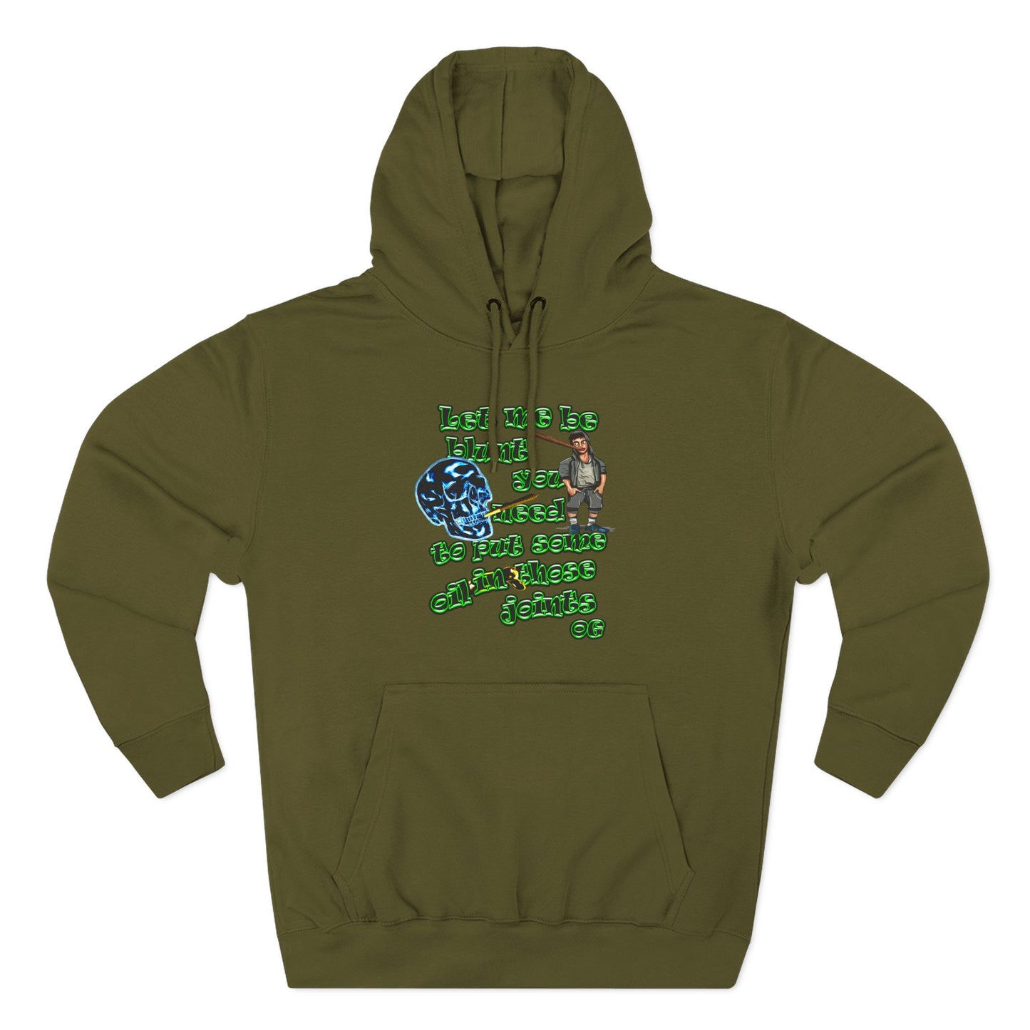og - Three-Panel Fleece Hoodie