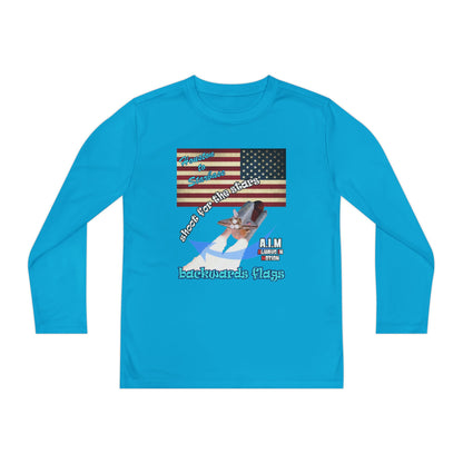 shoot for the stars - Youth Long Sleeve Competitor Tee