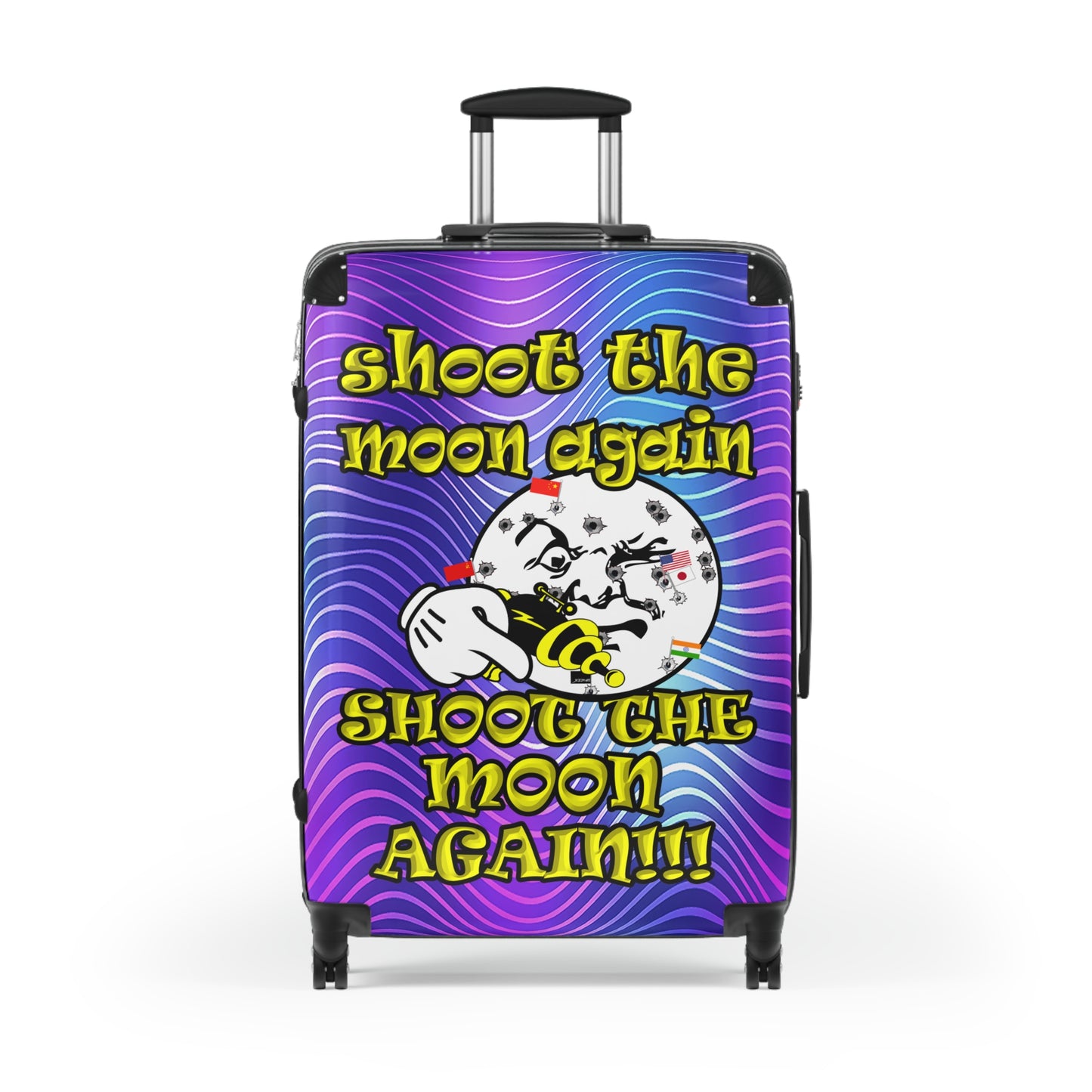shoot the moon again - Suitcase (purple wave)