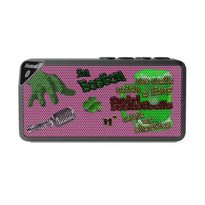 celtics logo - Jabba Bluetooth Speaker (light pink)
