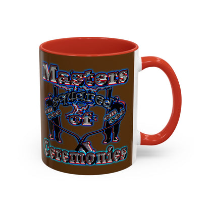 em cee squared - Accent Mug (brown)