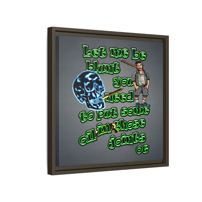 og - framed canvas art (grey-light grey)