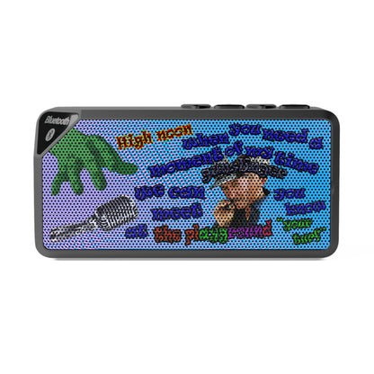 high noon - Jabba Bluetooth Speaker (light blue-purple wave)