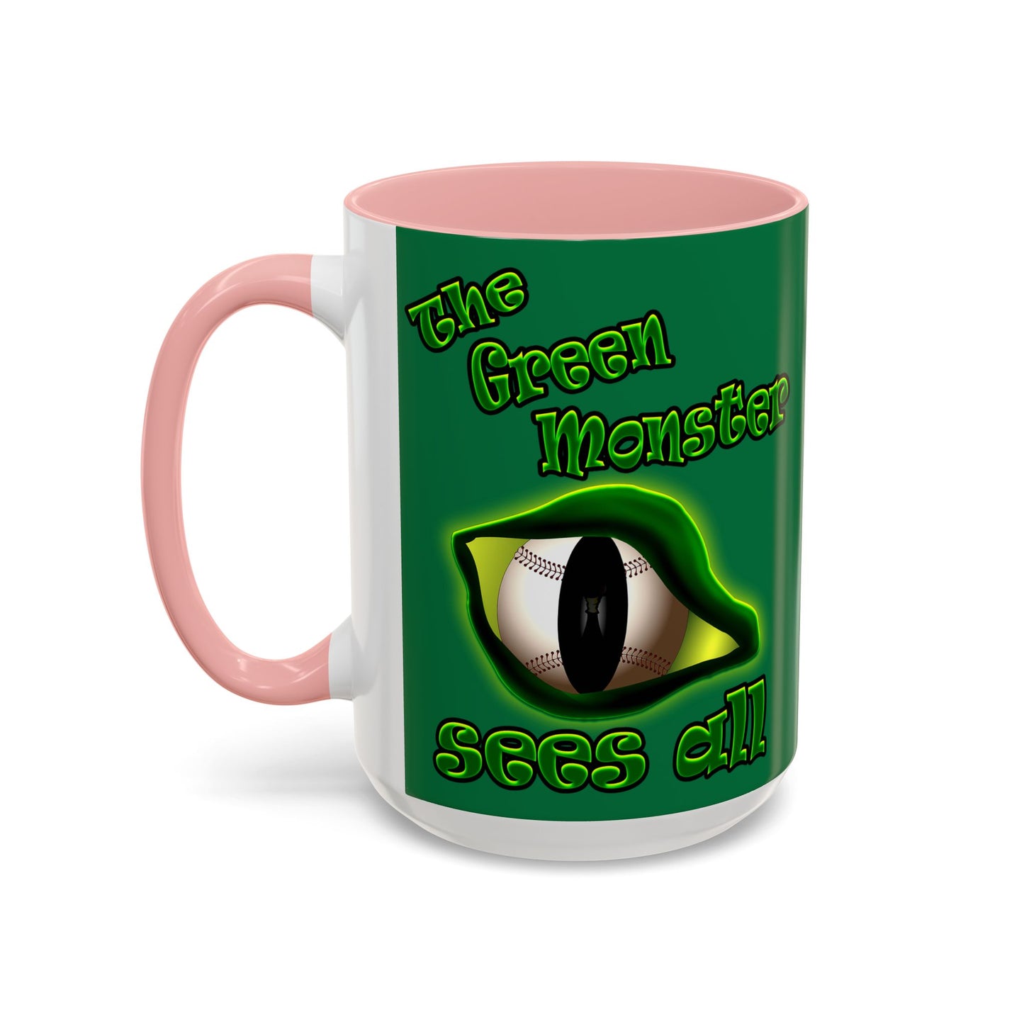 green monster - Accent Mug (dark green)