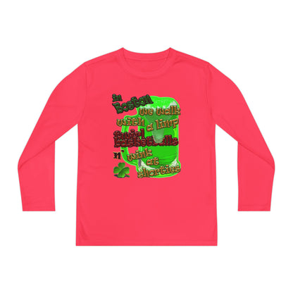 celtics logo - Youth Long Sleeve Competitor Tee
