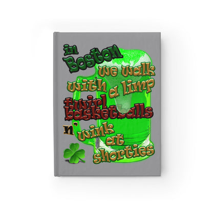 celtics logo - journal-lined (grey)
