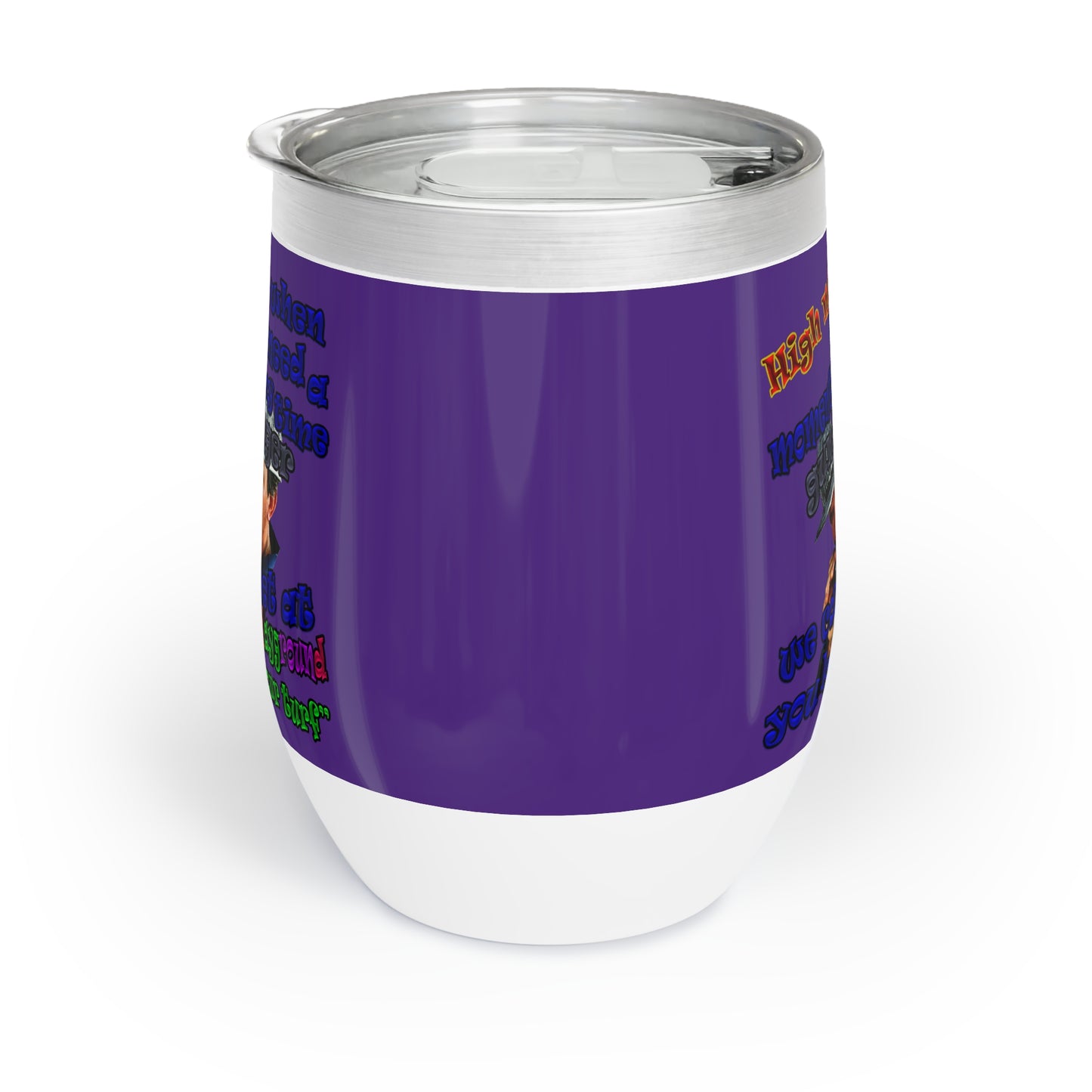 high noon - Chill Wine Tumbler (purple)