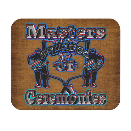 em cee squared - Mouse Pad (Rectangle) (brown papyrus)