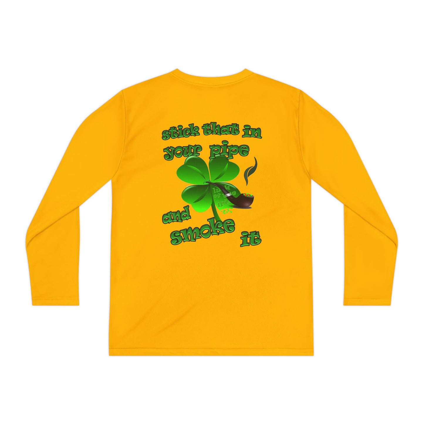 celtics logo - Youth Long Sleeve Competitor Tee