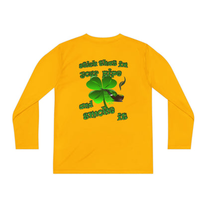 celtics logo - Youth Long Sleeve Competitor Tee