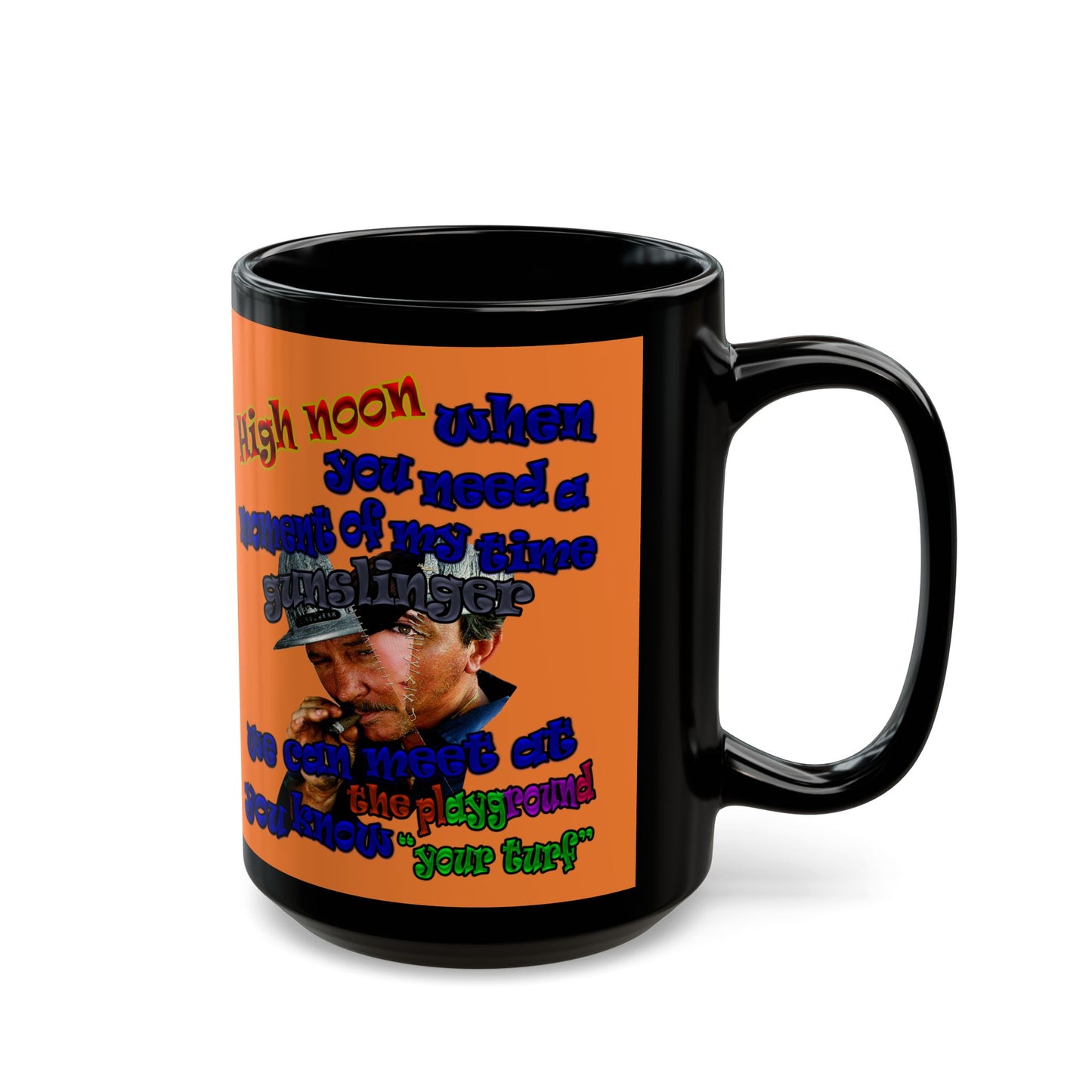 high noon - Black Mug (crusta)