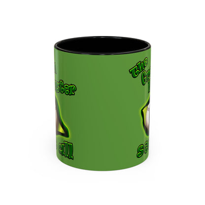 green monster - Accent Mug (green)